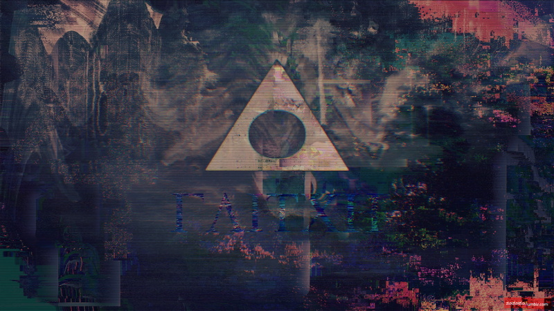 Triangle, glitch Art, abstract, Webpunk, 720P