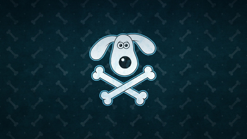 Wallace and Gromit, indoors, communication, focus on foreground, retro styled, high angle view, no people, technology, bone, 2K, puppy, nostalgia, humor
