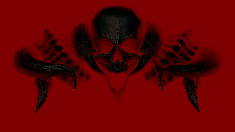 skull, video games, devil Daggers, 1080P
