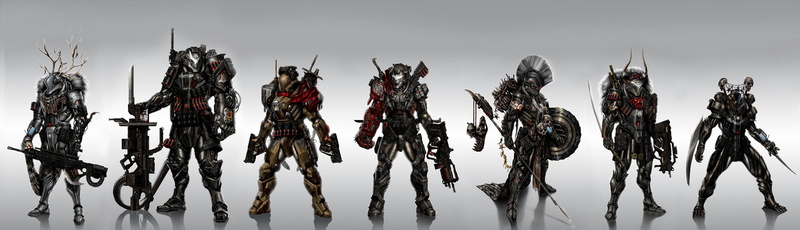 spartan, team, full, shotguns, horns, halo, futuristic, soldiers, samurai, sniper, video, hd, fur, weapons, 2K, Skulls, games, pistols, art, guns