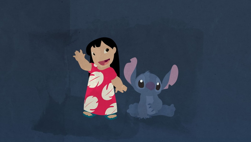 craft, creativity, male likeness, representation, 1080P, high angle view, childhood, Lilo and Stitch, gray, front view, figurine, studio shot, standing