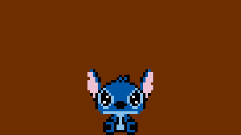 creativity, internet, stitch pixel art pixels lilo and stitch, communication, industry, cooperation, indoors, copy space, colored background, connection