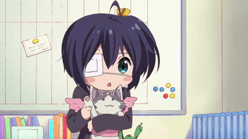 art and craft, creativity, celebration, home interior, day, black, fun, nature, 1080P, front view, Love, no people, haired, Anime, representation, Rikka Takanashi
