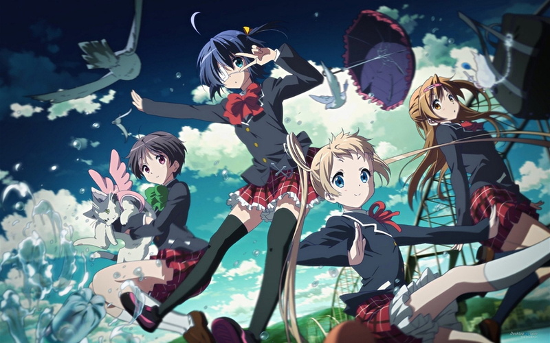 Love, Shinka Nibutani, Chunibyo and Other Delusions, 1080P, Sanae Dekomori, Anime, Rikka Takanashi, Kumin Tsuyuri