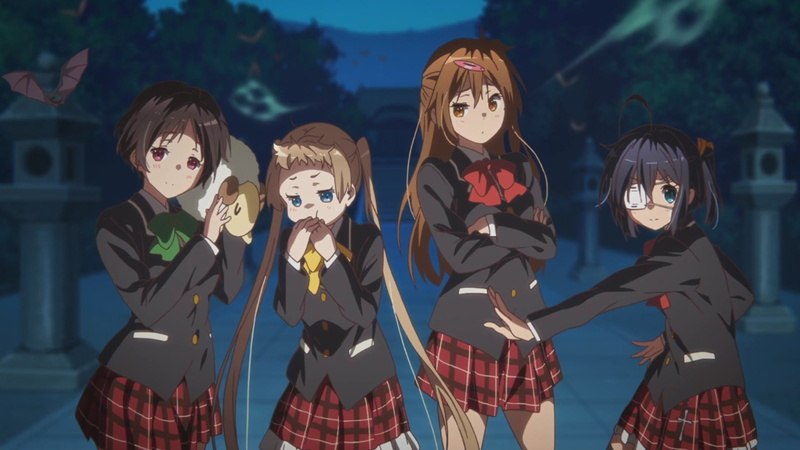 Chunibyo and Other Delusions, Love, 1080P, Rikka Takanashi, Anime, Kumin Tsuyuri, Sanae Dekomori, Shinka Nibutani