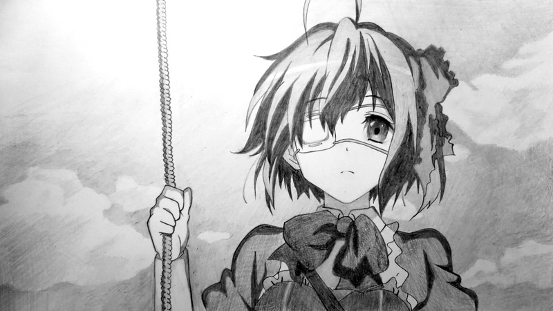 Rikka Takanashi, Love, Anime, 4K, Chunibyo and Other Delusions