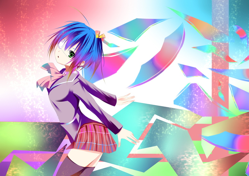 Love, Anime, Chunibyo and Other Delusions, 4K, Rikka Takanashi