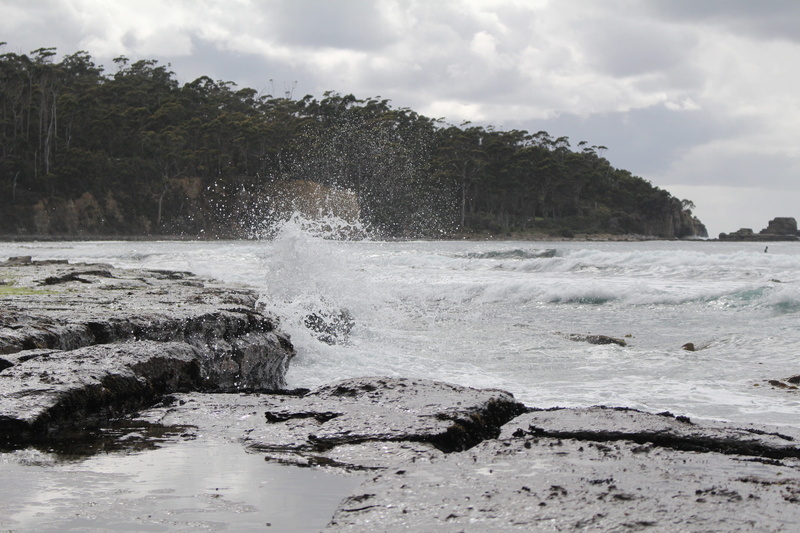 day, power, 2K, coast, landscape, pirates, scenics - nature, waves on rocks, australia, pirates bay beach, Australia, splashing, surf, flowing water, wave