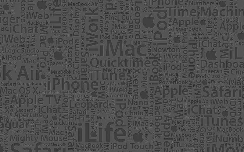 inc, x, minimalistic, itunes, Apple Inc., 2K, typography, hd, apple, technology, art