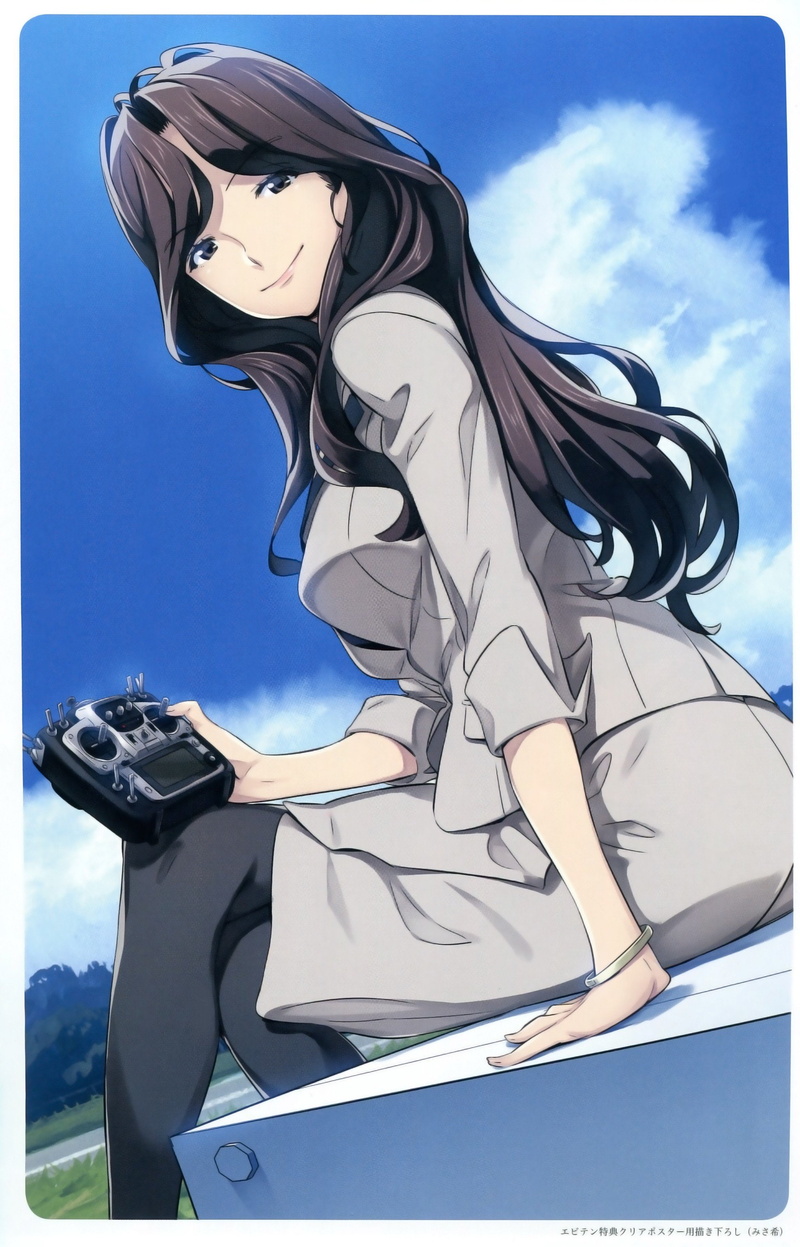 one person, anime, side view, water, standing, art, activity, misaki, Anime Girls, Robotics;Notes, girls, art and craft, cloud - sky, nature, catoon, adult