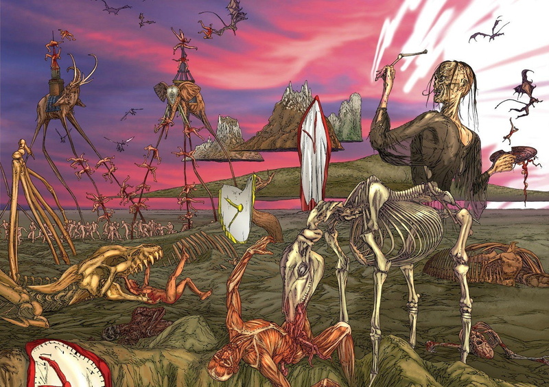 fantasy, death, satanic, monster, psychedelic, 720P, evil, macabre, gore, horror, demon