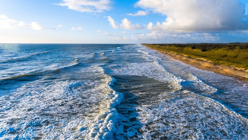 hd, tv, px, entertainment, sky, 1080P, 1920x1080 px, shore, x, waves, art, sea, Clouds, series