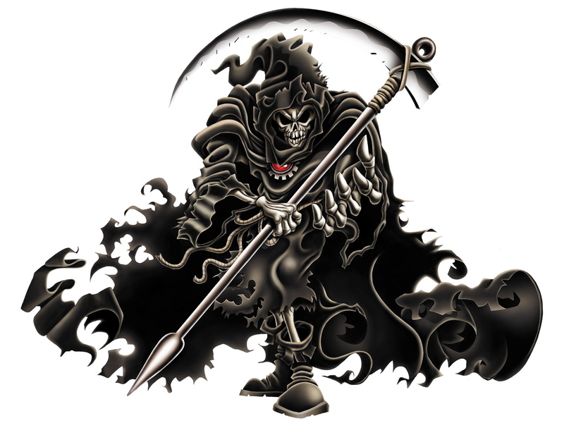 grim, shull, dark, evil, weapon, reaper, 720P, scythe, horror