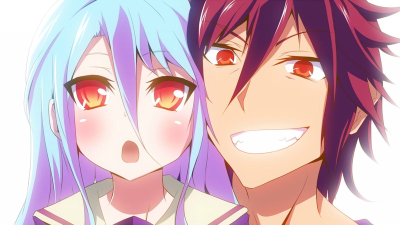 anime, No Game No Life, game, Shiro (No Game No Life), 1080P, ga, Sora (No, galaxy, girls, shiro, 1920x1080 px, x, Anime Girls, sora, angel, art, hd, px