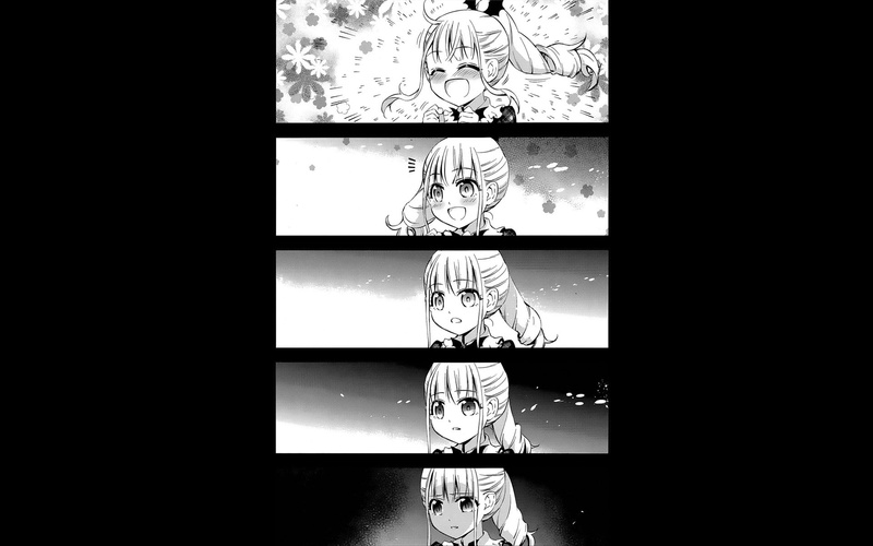 glass - material, black background, copy space, Fate Series, craft, window, female likeness, pattern, dark, male likeness, no people, design, architecture
