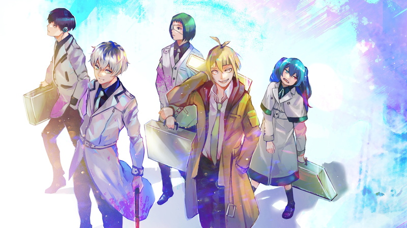Tokyo Ghoul:re, Ginshi Shirazu, Anime, Haise Sasaki, Kuki Urie, Tooru Mutsuki, Saiko Yonebayashi, 4K, Ken Kaneki