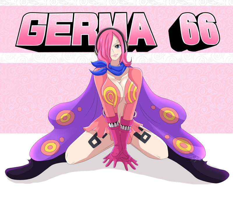 Germa 66, powerful, pink, seifuku, pretty, One Piece, kawaii, devil fruit, cute, anime, Vinsmoke Reiju, Reiju, girl, akuma from mi, by fanalishiro, 1080P