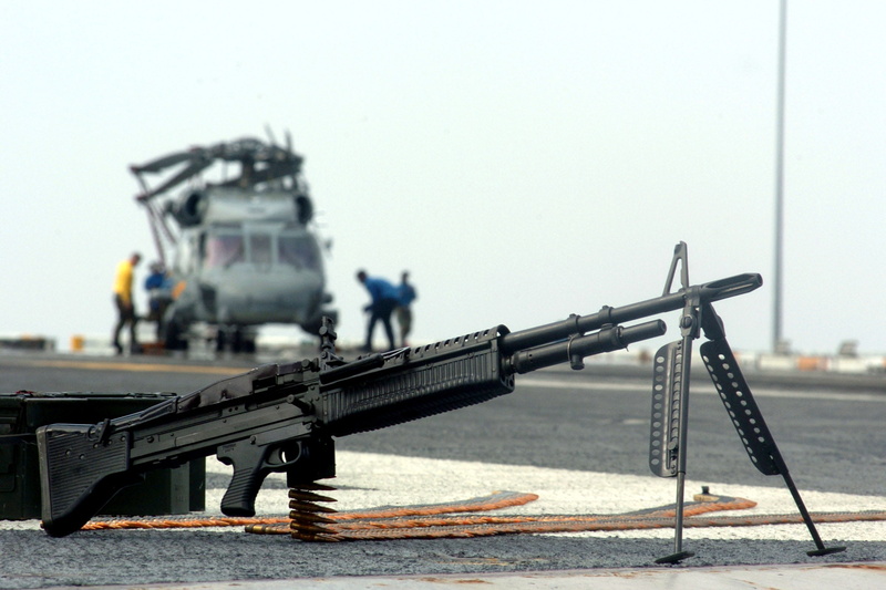 gun, rifle, machine, m60, 720P, military, weapon