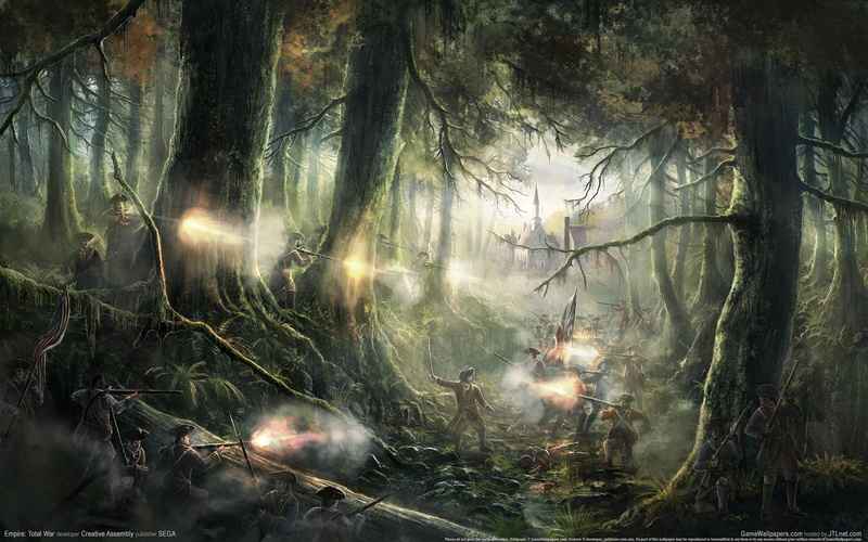 hd, forest, battle, revolutionary, video games, trees, war, rifle, 1080P, empire, total