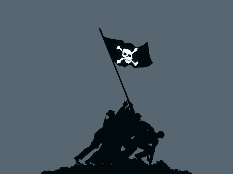 representation, silhouette, no people, creativity, sky, black, statue, Technology, patriotism, flag, black color, bone, sculpture, copy space, clear sky
