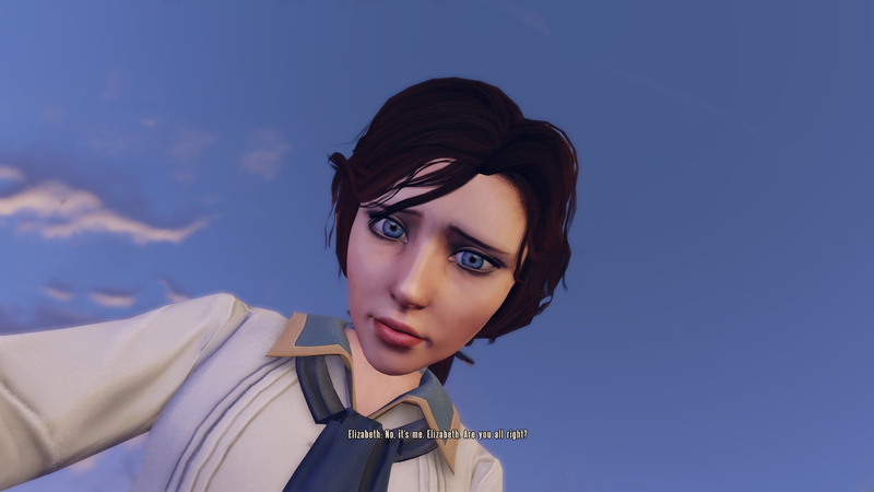 lifestyles, female, BioShock Infinite, outdoors, looking at camera, beauty, BioShock, one person, fashion, Elizabeth (BioShock), young adult, blue, anime