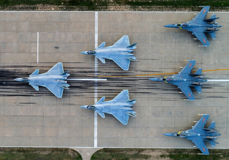 AIR FORCE CHINA, Chengdu J-20, J-20, Fighter, WFP, 1080P, Shenyang J-16