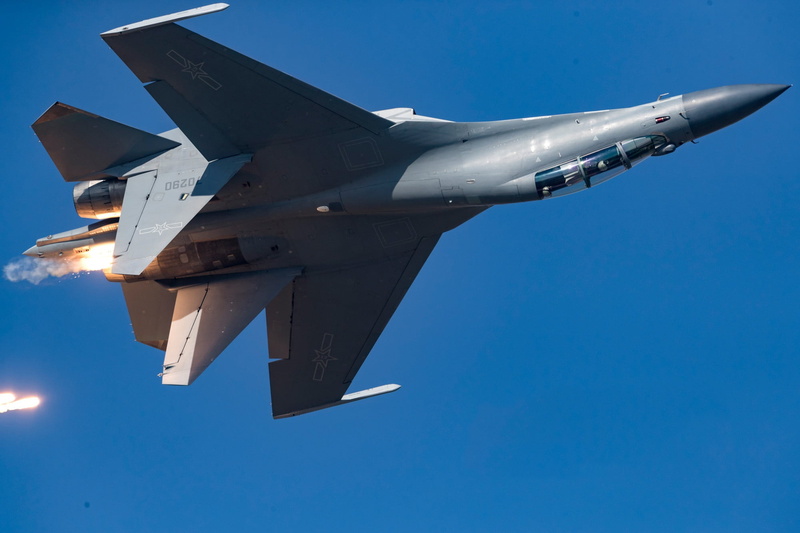 Fighter, LTC, Cockpit, Pilot, Changchun Airshow 2019, Shenyang J-16, AIR FORCE CHINA, 1080P, Lantern