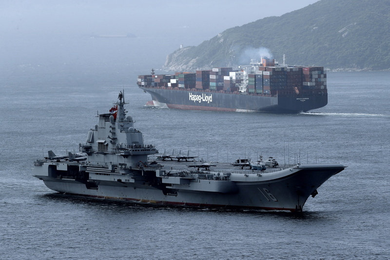 the Chinese Navy, Liaoning, aircraft carrier, ship, 4K