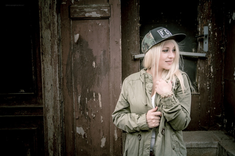 standing, Miro Hofmann, cap, 500px, casual clothing, outdoors, one person, beautiful woman, real people, clothing, portrait, teenager, blond hair, 1080P