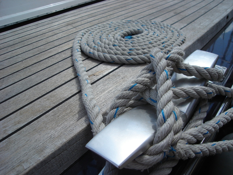 planks, pier, ropes, 4K