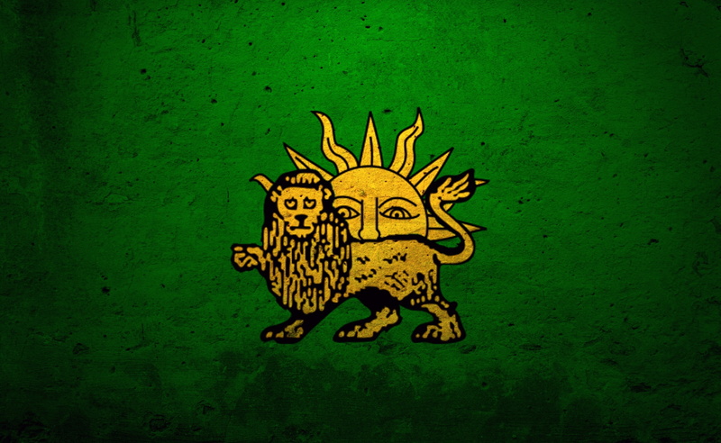 craft, animal wildlife, animal, evil, wall - building feature, 2K, architecture, lion, green color, indoors, Grunge, Safavid, representation, close-up
