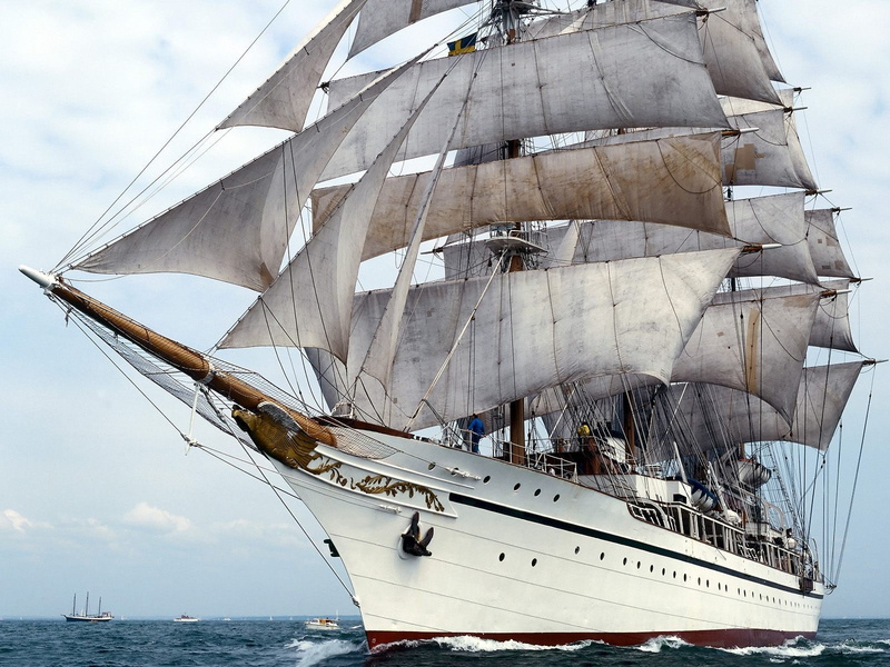 sailboat, sky, luxury, transportation, sailing ship, outdoors, wind, travel, sea, rigging, day, AE2, mode of transportation, sailing, cloud - sky, nautical vessel