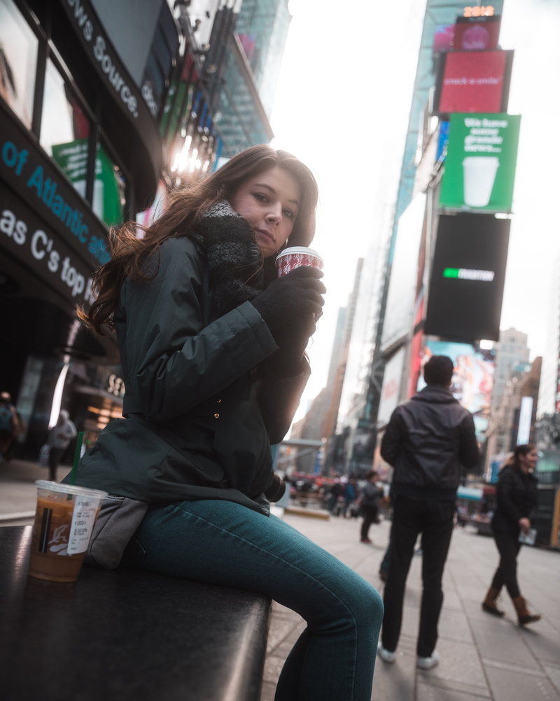 #timessquare, young adult, #architecture, #model, city life, #ny, #billboard, #city, 4K, #starbucks, #fashion, #beauty, young women, #coffee, city, #nyc
