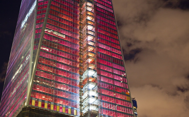 red, tower, Color, 5K, timothydolan, sky, tall - high, office building exterior, architecture, building, New York, no people, archbishop, world, office