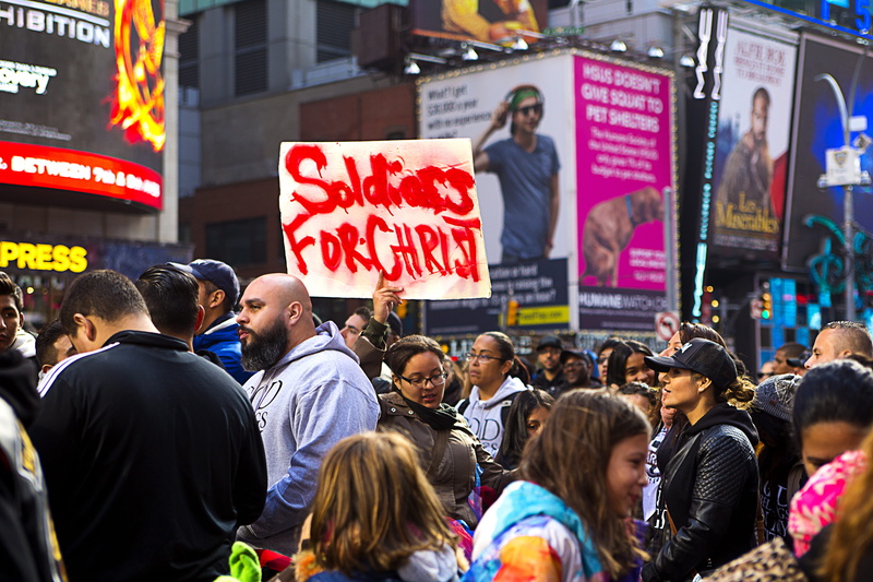 church, men, newyork, protest, times square, architecture, protestor, street, jesus, united states, 5K, message, religion, outdoors, adult, rally, real people