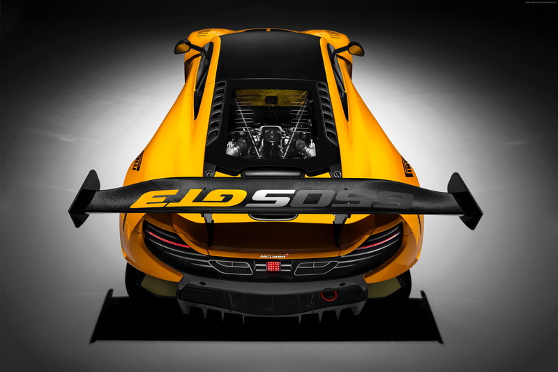 Geneva International Motor Show 2016, 4K, sports car, yellow, McLaren 650S GT3