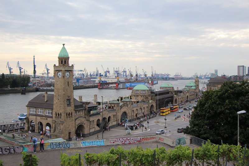 architecture, religion, city, water, maritime, cityscape, building exterior, elbe, nature, 5K, cloud - sky, hamburg landungsbrücken, hamburg, port city