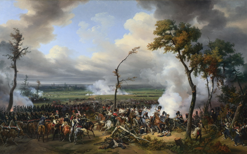 " Battle of Hanau", canvas, 2K, «The Battle of Hanau», oil, picture