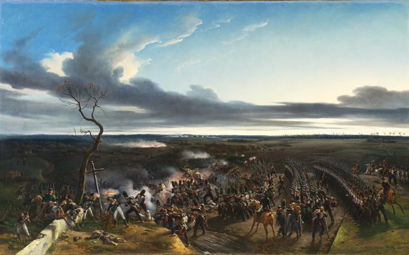 picture, 2K, canvas, oil, Jean-Horace Vernet, " Battle of Montmirail"