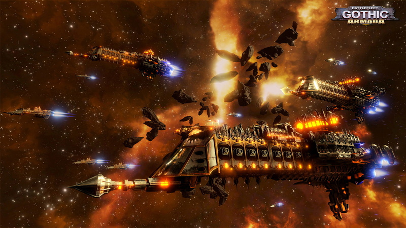 Battlefleet Gothic: Armada, 1080P, Spaceship, Battle, Video Game