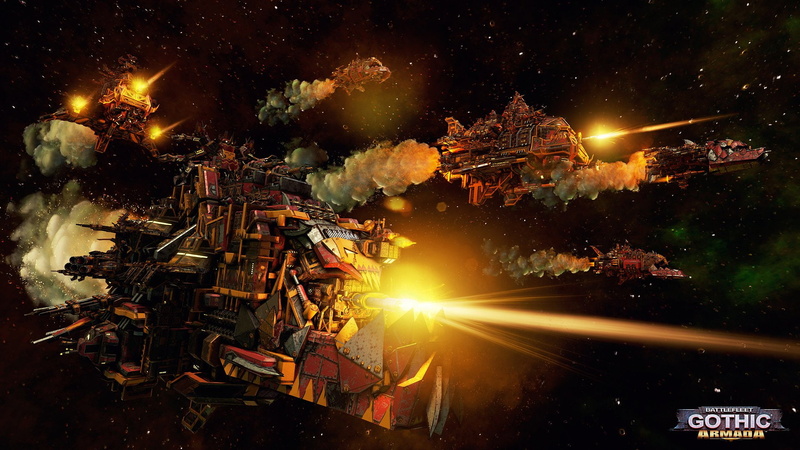 Battle, 1080P, Video Game, Battlefleet Gothic: Armada, Spaceship