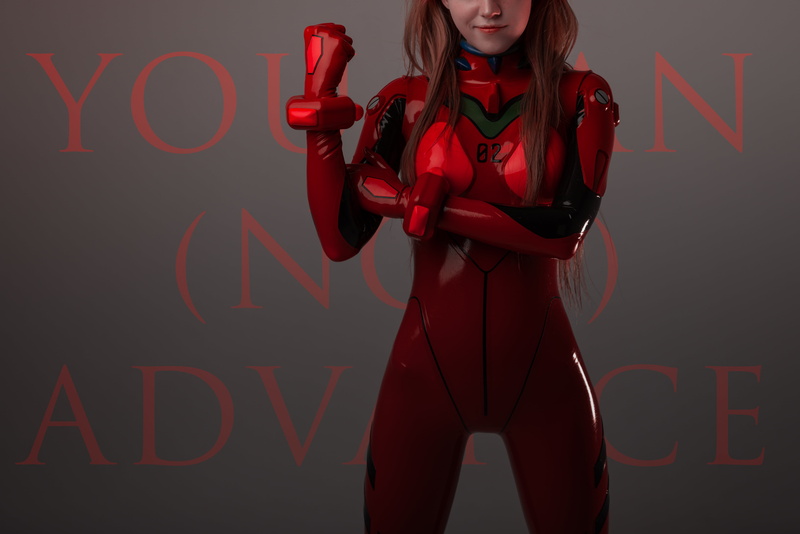 4K, Asuka Langley Soryu, Asuka Langley Shikinami, Shirogane Sama