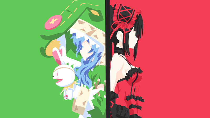 blue, pattern, Anime, variation, paper, creativity, close-up, Yoshino (Date A Live), choice, red, representation, animal representation, wall - building feature