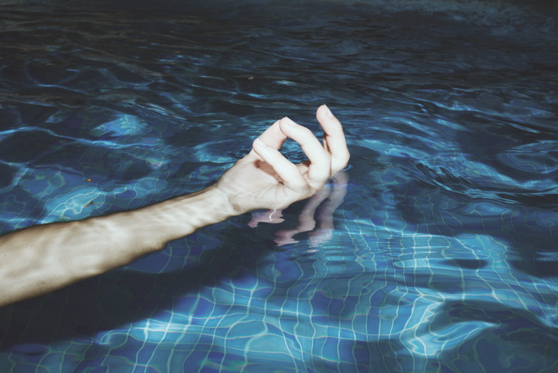 human limb, nature, light, darkness, human leg, adult, floating, 4K, high angle view, one person, death, pool, nail, day, waterfront, swimming pool, water