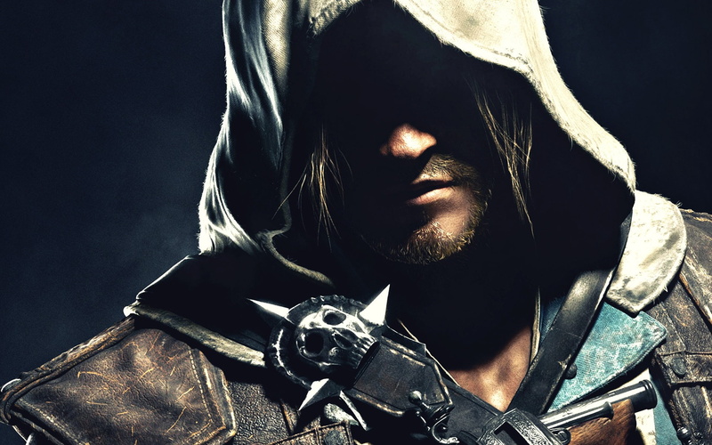 Black, Flag, Shadow, s, Face, Creed, 1080P, iv, Assassin