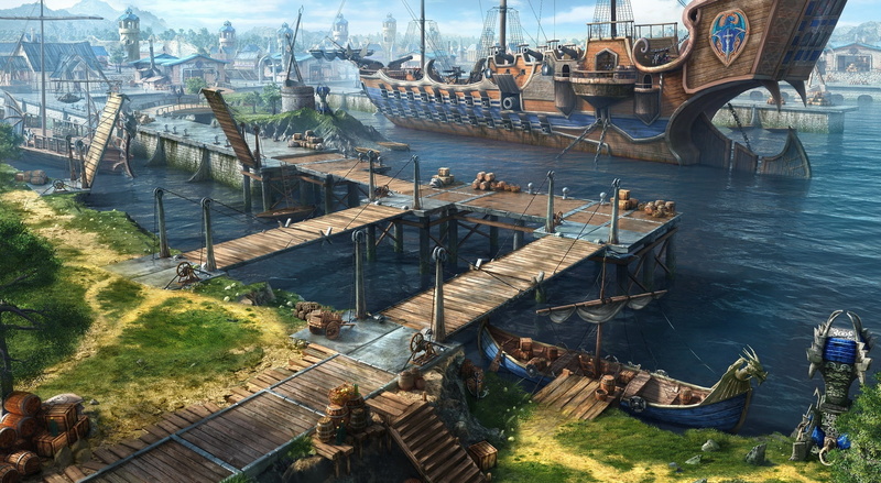 day, dragon, transportation, nautical vessel, building exterior, built structure, river, nature, harbor, game, sailboat, high angle view, ship, connection