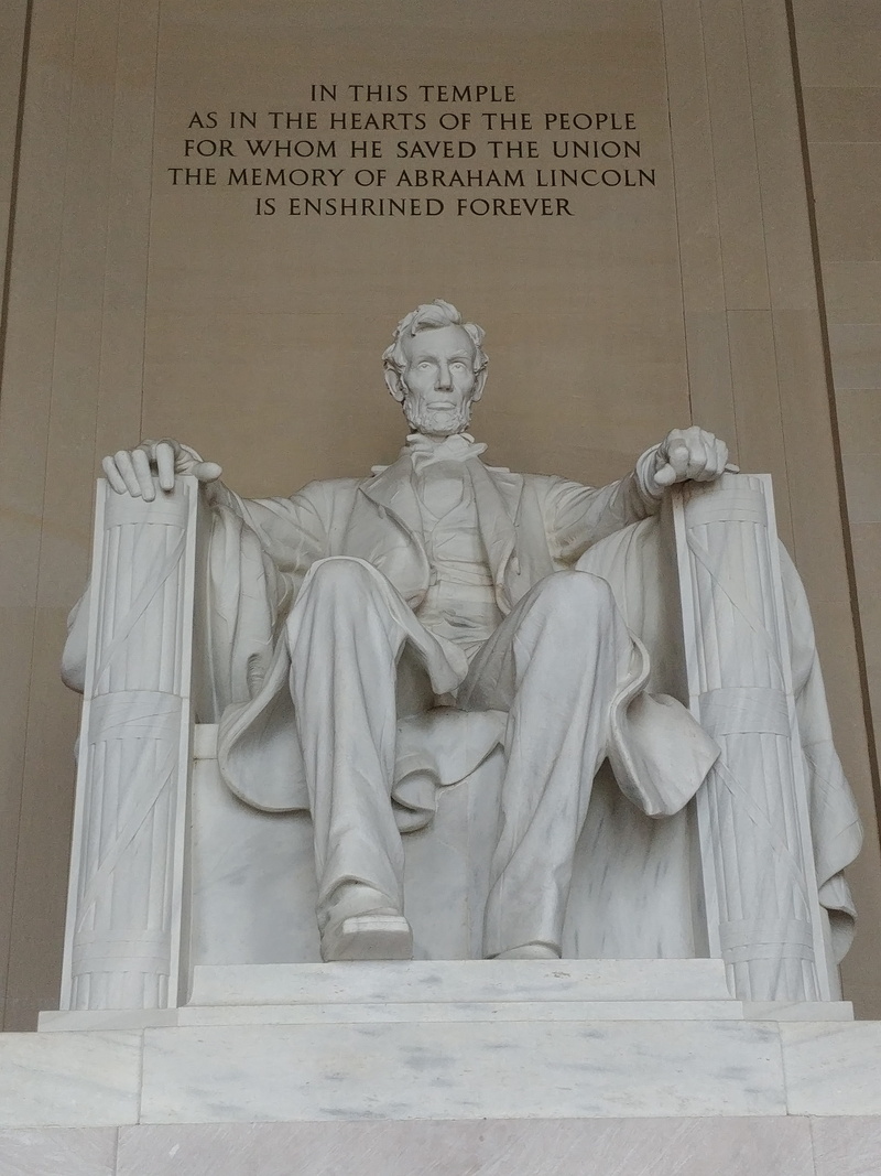 art and craft, memorial, no people, text, male likeness, sculpture, statue, lincoln, craft, belief, lincoln memorial, the past, district of columbia, creativity