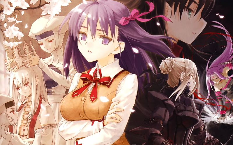 tohsaka, Tohsaka Rin, art, moons, fatestay, typemoon, sa, rider, night, uniforms, school, matou, hd, space, 1080P, sakura, saber, Fate/stay Night, rin