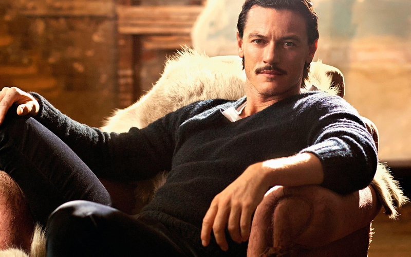 actor, luke evans, evans, 1080P, luke, mustache