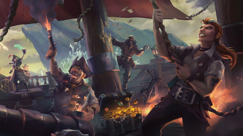 4k, 5K, E3 2017, screenshot, Sea of Thieves